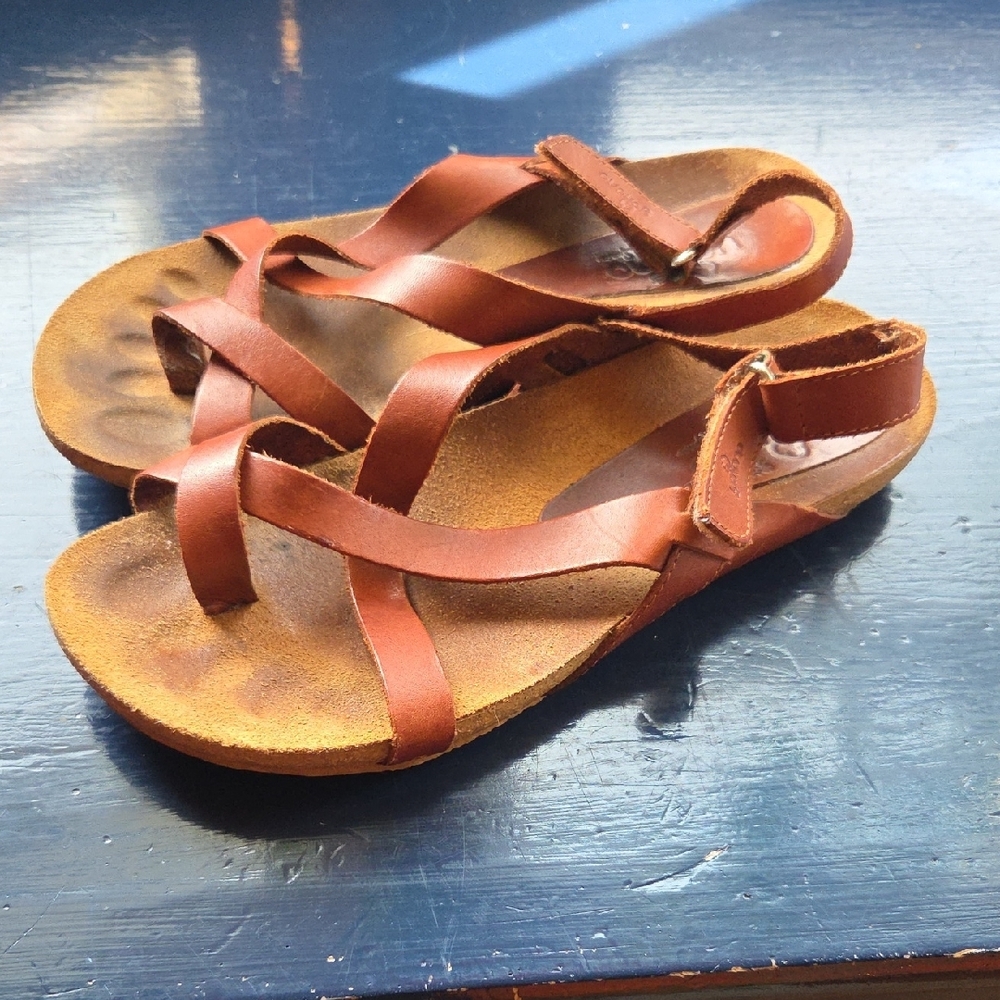 Brown Leather Sandals